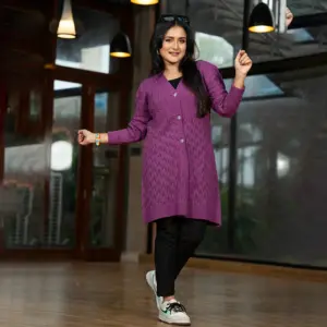 Purple Bliss Knit Cardigan